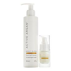 Active Argan Stem Cell 24K Eye Cream & Rosy Glow Cleanser