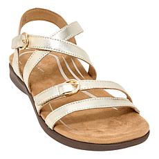 Aetrex® Hadley Leather Casual Sandal