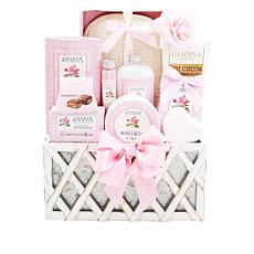 Alder Creek Gift Baskets - 12 Roses Spa Basket