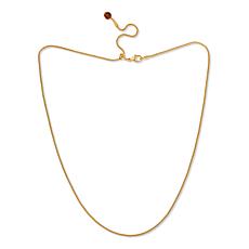 Amber Extraordinaire Bead Drop Adjustable Popcorn Necklace