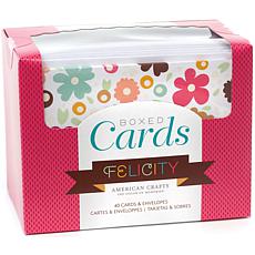 American Crafts Boxed Cards - Felicity