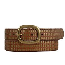 Amsterdam Heritage Nadin Studded Cognac Leather Belt
