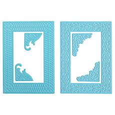 Anna Griffin® Gilded Ironwork Frame & Corner Hot Foil Plates- Set of 6