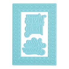 Anna Griffin® Summer Gilded Foil Frame and Sentiment Plates