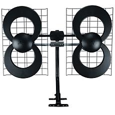 Antennas Direct ClearStream 4 Quad-Loop UHF Outdoor Antenna & J-Mount