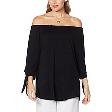 black tunic blouses