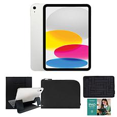 Apple 11 iPad 512GB w/Keyboard, Case, Sleeve and Accessories - Silver