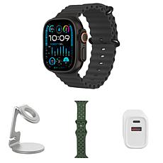 Apple Watch Ultra 2 Satin Black Titanium Sports Watch - Refurbished