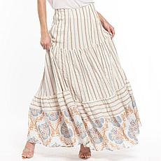 flowy mini skirt qvc
