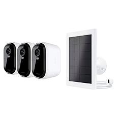Arlo Essential XL HD Wireless Security Camera 3-pack with Solar Panel