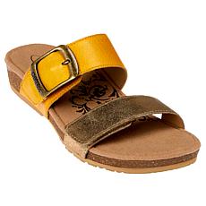 "As Is" Aetrex® Daisy Leather Sandal