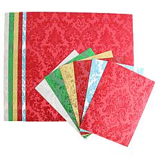 "As Is" Anna Griffin® Holiday Tonal Foil Card Stock - 24 Sheets