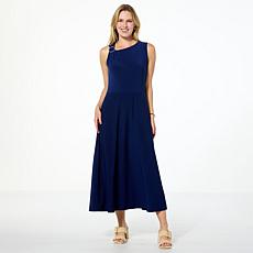 "As Is" Antthony O-Ring Detail Sleeveless Midi Dress