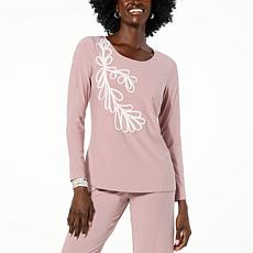 "As Is" Antthony Studio Knit Long-Sleeve Soutache Top