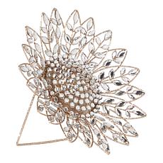 "As Is" august & leo 10.5" Jeweled Sunflower Table Top Décor