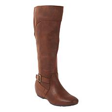 "As Is" Baretraps Kadence Wide Calf Tall Riding Boot with Rebound T...