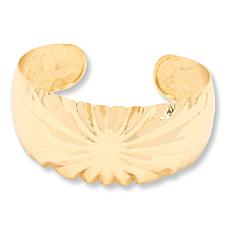 "As Is" Bellezza Bronze Starburst Hammered Cuff