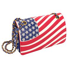 "As Is" Betsey Johnson Freedom Flap Convertible Crossbody Bag