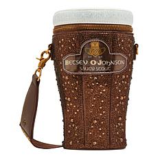 "As Is" Betsey Johnson Saucy Stout Rhinestone Crossbody Bag