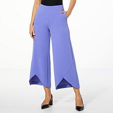 "As Is" C Wonder by Christian Siriano Crepe Knit Wide Leg Trouser Pant