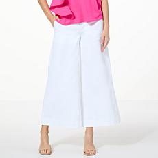 "As Is" C Wonder by Christian Siriano Denim Wide Leg Cropped Jean