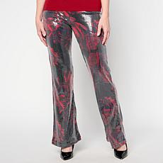 "As Is" C Wonder by Christian Siriano Runway Sequin Slim Flare Pant
