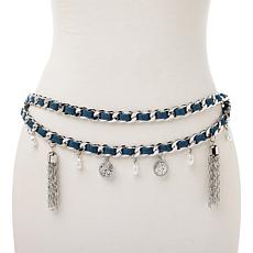 "As Is" C Wonder Chain Charm Belt