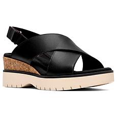 "As Is" Clarks Collection Diaz Crisscross Slingback Sandal