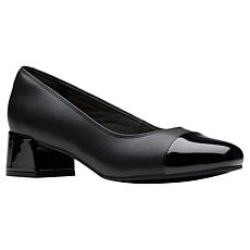 "As Is" Clarks Collection Iridessa May Cap Toe Pump