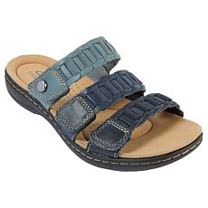 "As Is" Clarks Collection Laurieann Hope Heritage Casual Flat Sandals