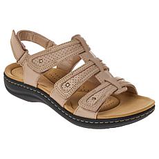 "As Is" Clarks Collection Laurieann Ivy Heritage Casual Flat Sandals