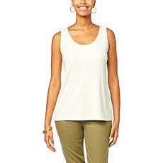 "As Is" Colleen Lopez Vertical Ribbed Knit Tank
