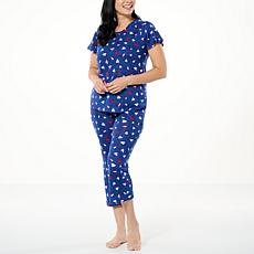 "As Is" Comfort Code Brushed Ultra Knit 2-piece Flutter-Sleeve Slee...