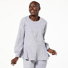 "As Is" Comfort Code Fleece Flutter-Hem Pullover