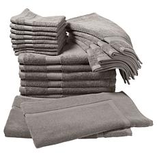 "As Is" Concierge Collection 100% Cotton 20-piece Bath Towel Set 