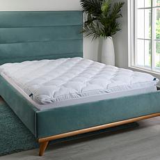 "As Is" Concierge Collection Flower Quilted Mattress Pad