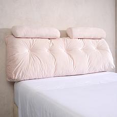 "As Is" Concierge Collection King/CalKing Headboard Pillow and 2 Ne...