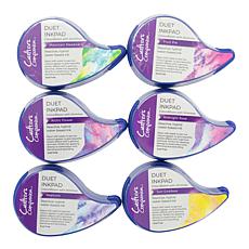 "As Is" Crafter's Companion Colorbloom Duet Ink Pads - Set of 6