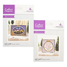 "As Is" Crafter's Companion Joyeux Noel Create-A-Card Scene Kit S/2