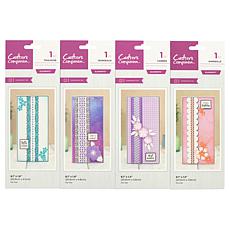 "As Is" Crafter's Companion Strip Border Dies Set of 4