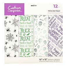 "As Is" Crafter's Companion Trick or Treat Foiled Acetate - 12 Sheets