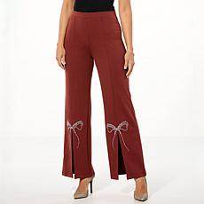 "As Is" Curations X Debbie Embellished Slit Pant
