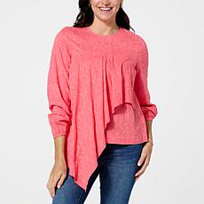 "As Is" DG2 by Diane Gilman Cotton Clipped Jacquard Sweetheart Easy...