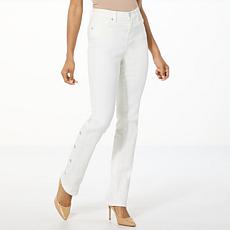 "As Is" DG2 by Diane Gilman New Classic Stretch Denim Mini Bootcut ...