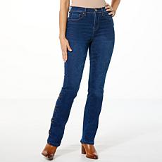 "As Is" DG2 by Diane Gilman New Classic Stretch Denim Mini Bootcut ...