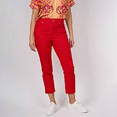 "As Is" DG2 by Diane Gilman Virtual Stretch Straight-Leg Crop Jean
