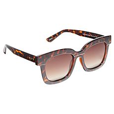 "As Is" Diff Eyewear Makay Oversized Square Sunglasses