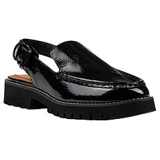"As Is" Donald Pliner Essex Modern Leather Slingback Loafer