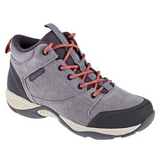 "As Is" easy spirit Ehike Suede Mid-Top Lace-Up Hiker Bootie