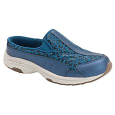 "As Is" easy spirit Traveltime Leopard-Print Slip-On Clog